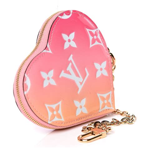 heart shaped louis vuitton purse pink|Louis Vuitton heart coin purse.